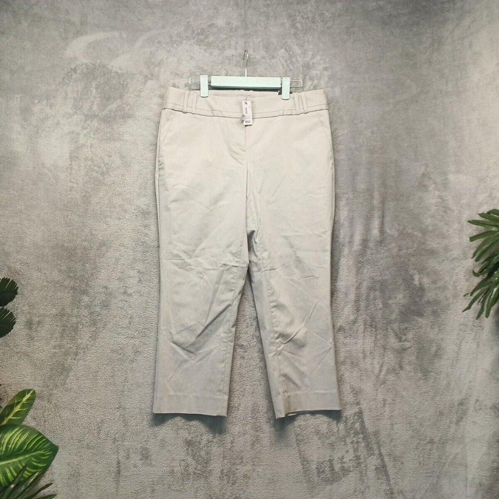 NWT THE LIMITED Exact Stretch Women Dress Pants Office Gray  US 12 Long